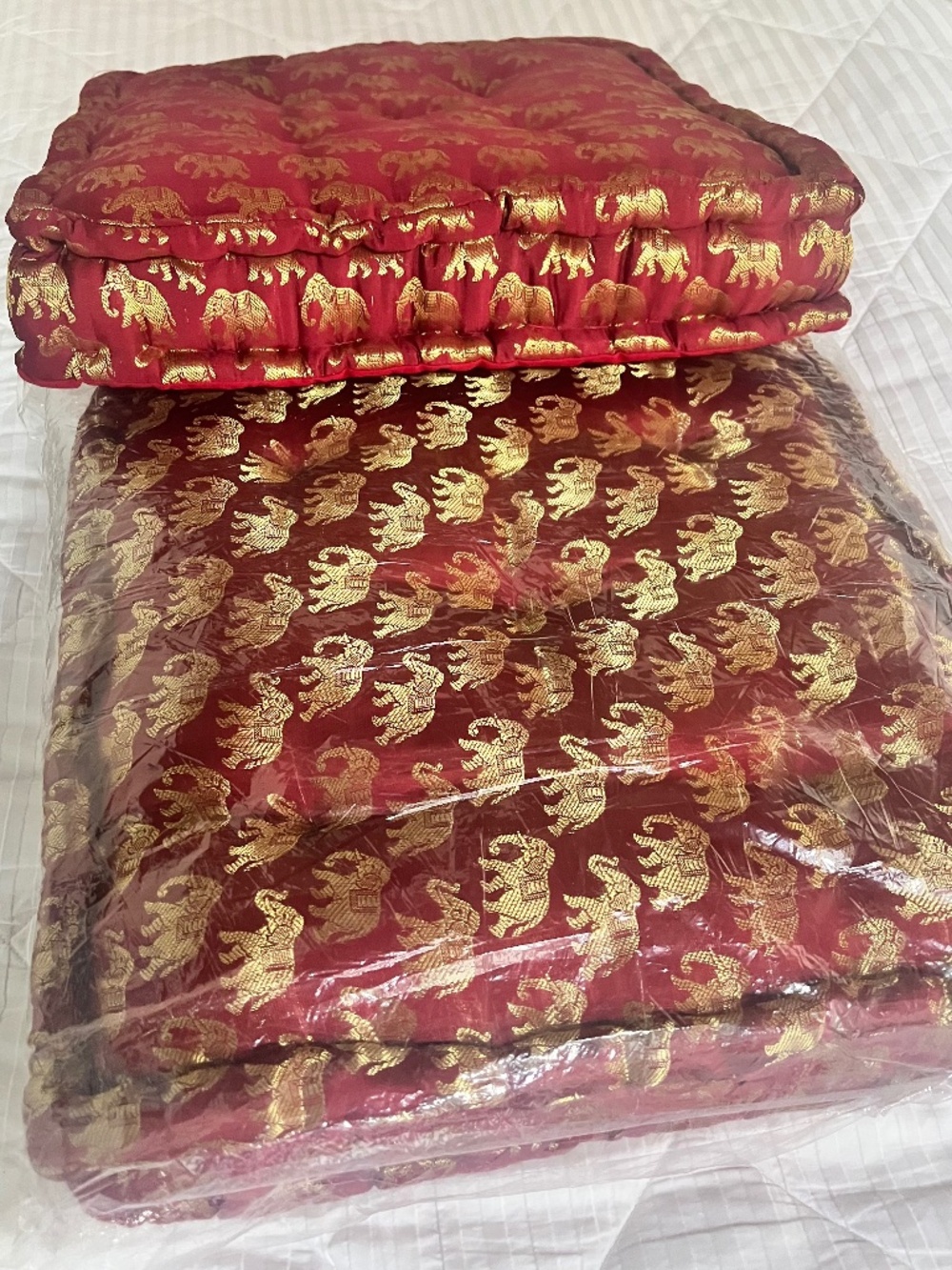 Handmade silk Mediation pillows (2)